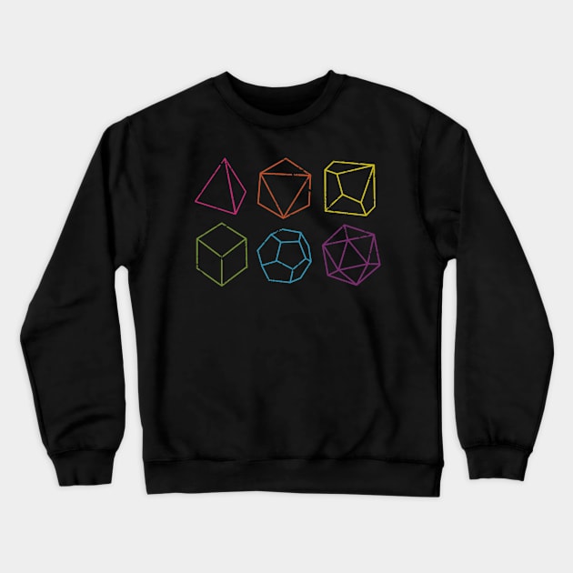 RPG Cube role playing game Crewneck Sweatshirt by Tom´s TeeStore